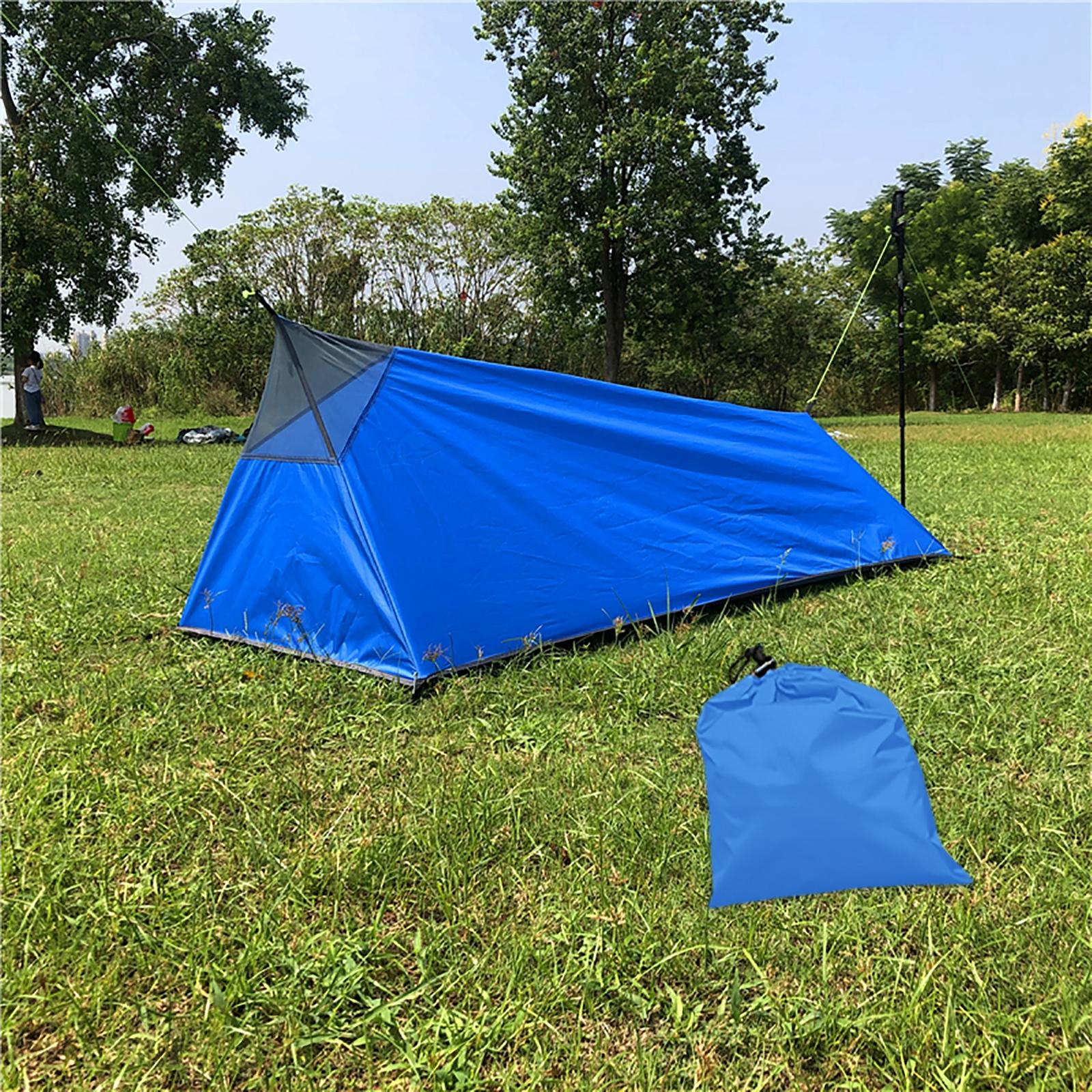 Cheap Goat Tents Ultralight Camping Tent Waterproof 1 Person  Shelter Survival easy  for Mountaineering Beach Fishing Backpacking Hiking   